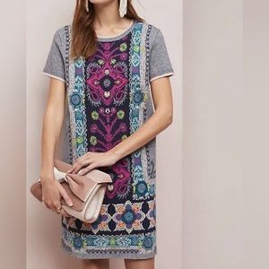 Anthropologie Akemi+Kin Kaleidoscope Knit Sweater Dress Size XS